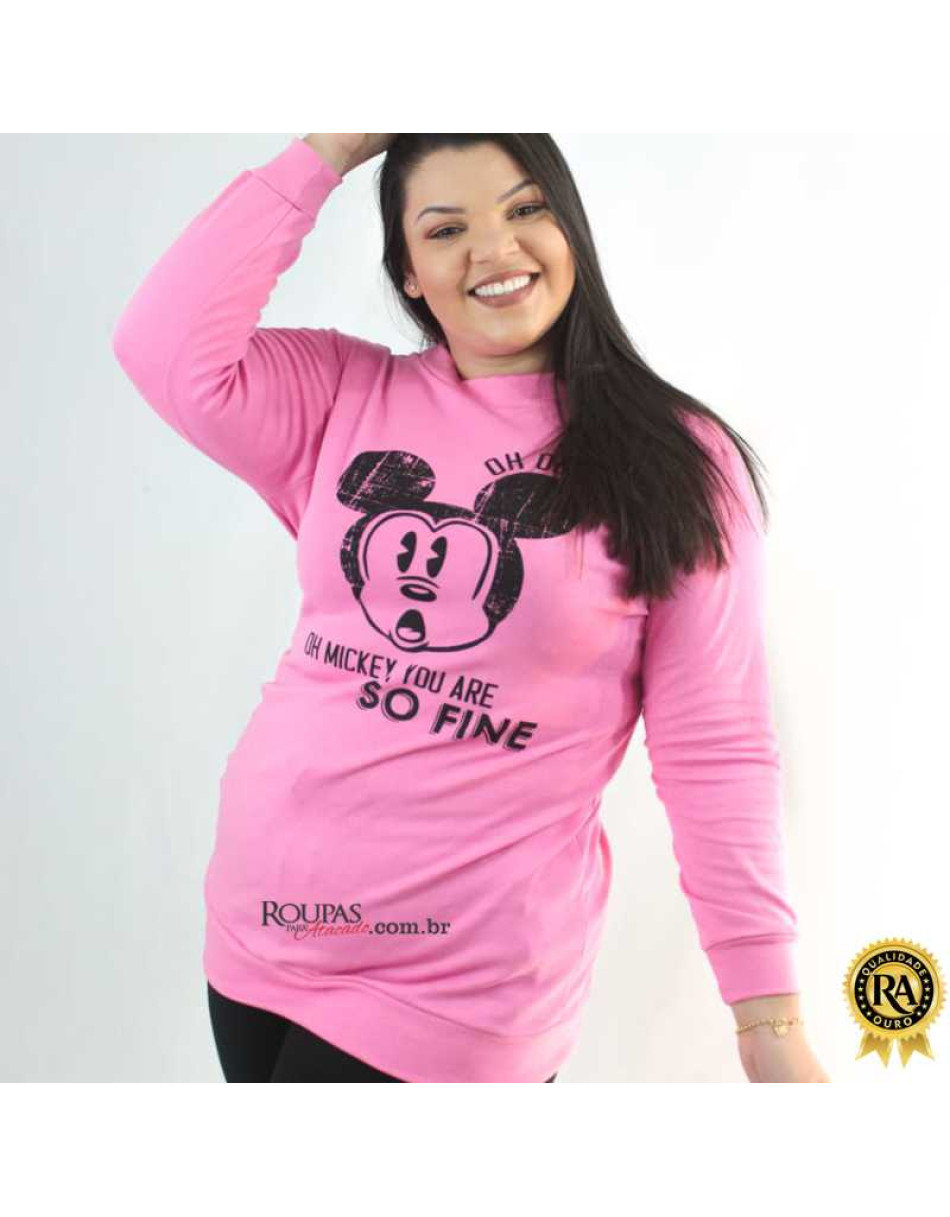 Blusa De Frio Plus Size Feminina