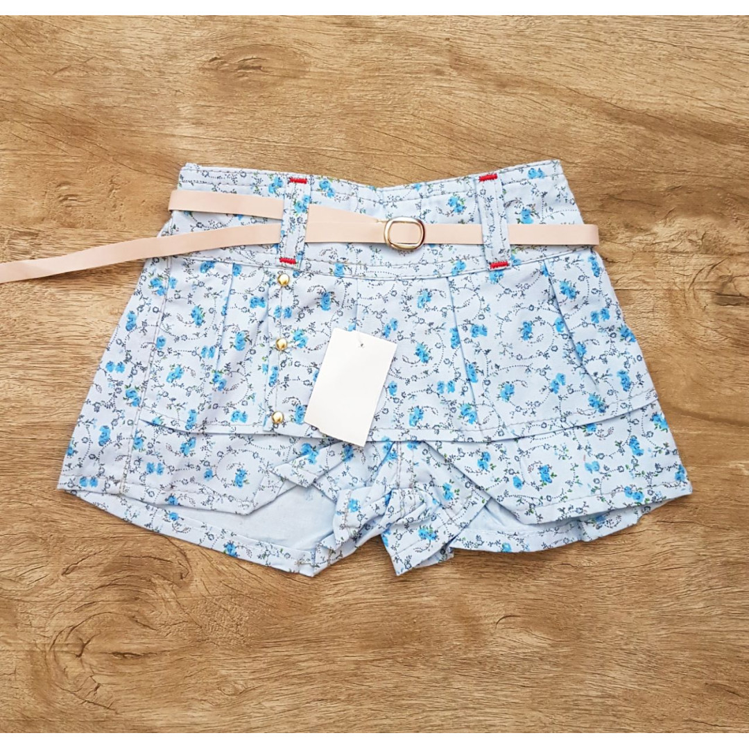 Short Brim Infantil Floral