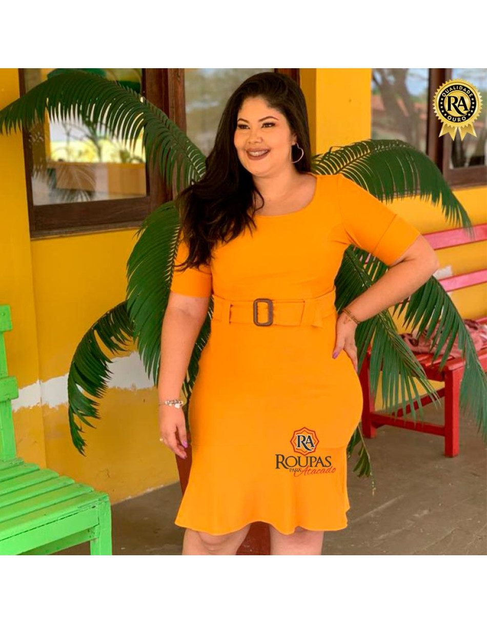 Vestido Plus Size Montaria 