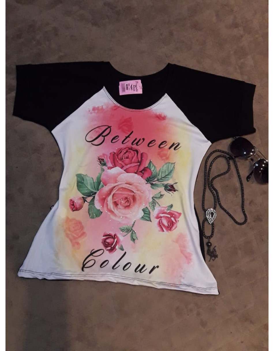 Blusa Feminina T-Shirt Com estampas