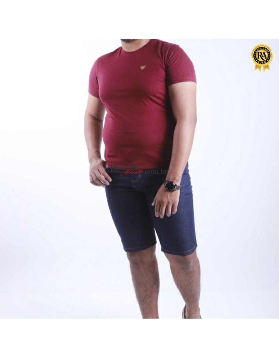 Bermuda Jeans Masculina Plus Size