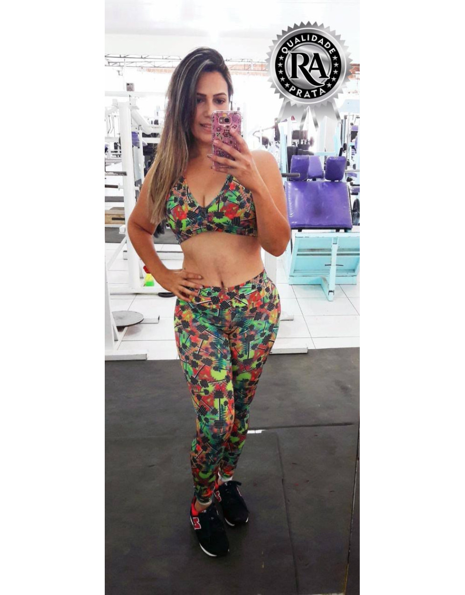 Calça Legging Suplex Estampada