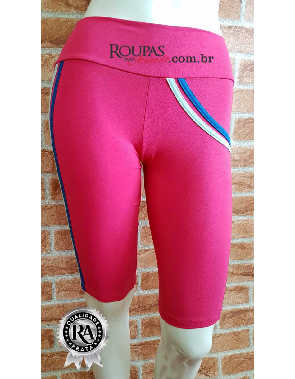 Bermuda Fitness Cotton com Detalhes