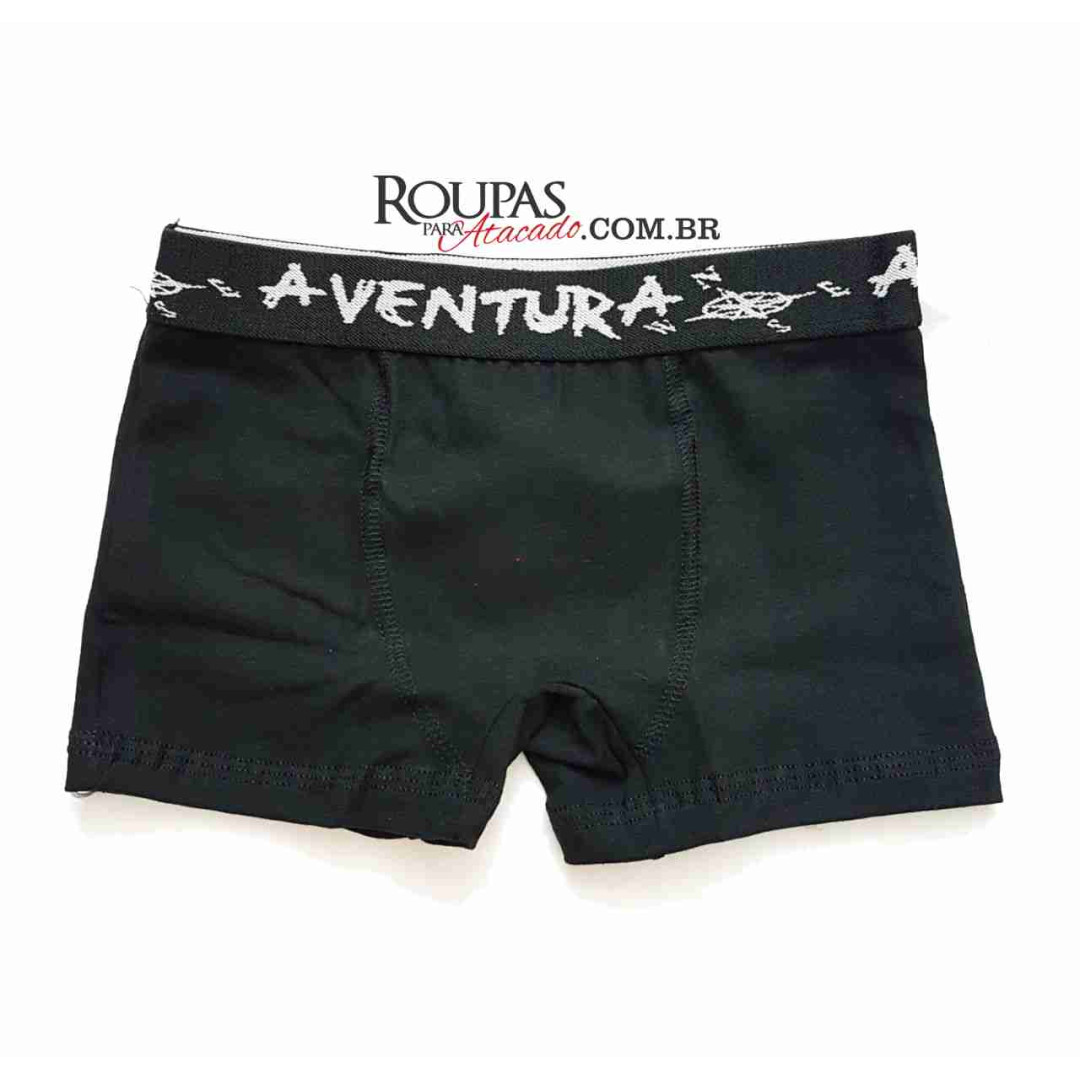 Cueca Boxer Cós Elástico Juvenil