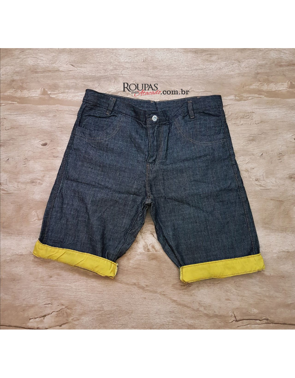 Bermuda Jeans Masculina Basic