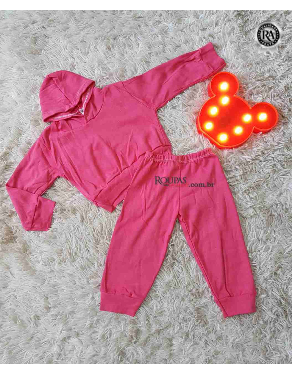 Conjunto De Frio Infantil com Capuz