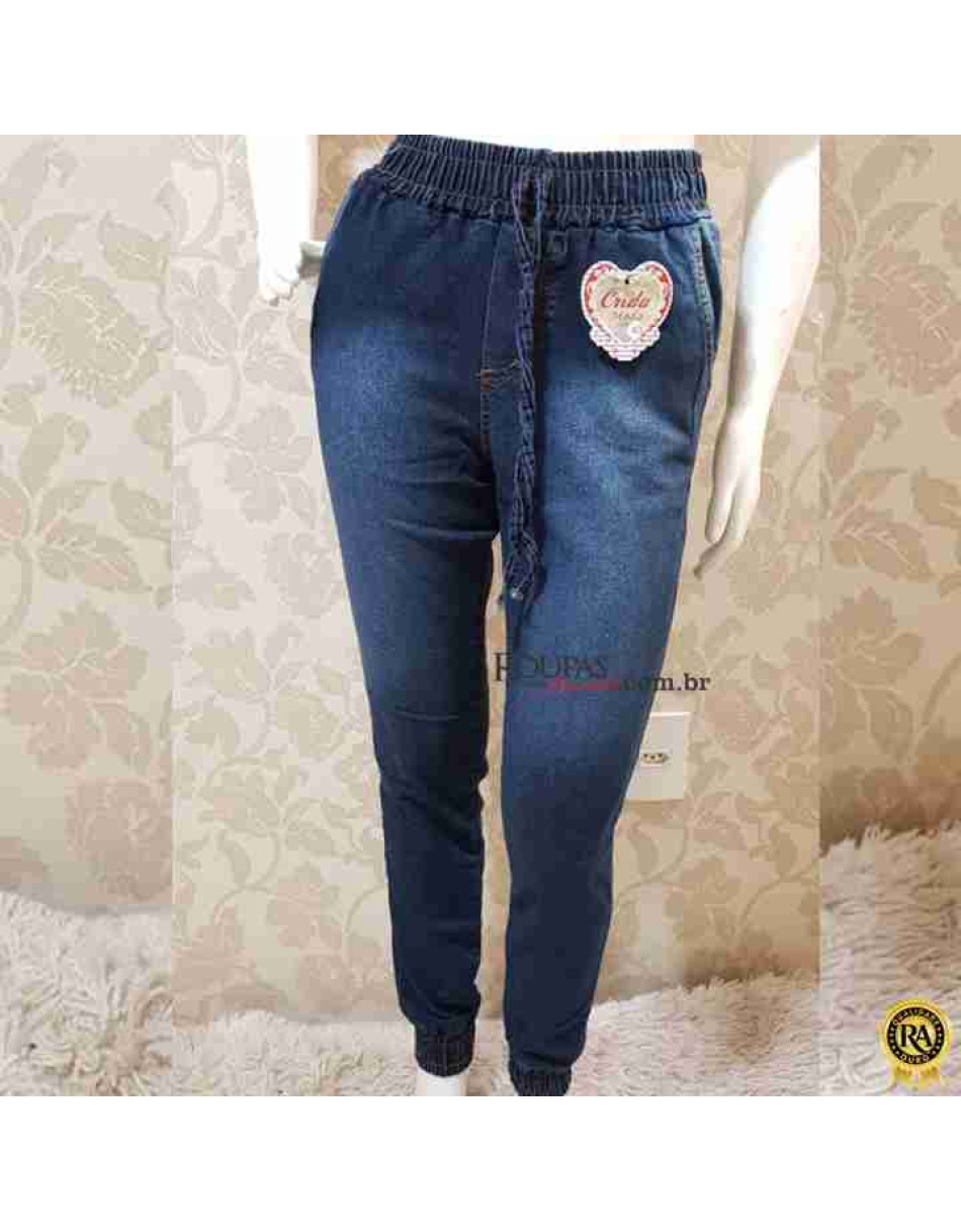 Calça Jogger Feminina Jeans