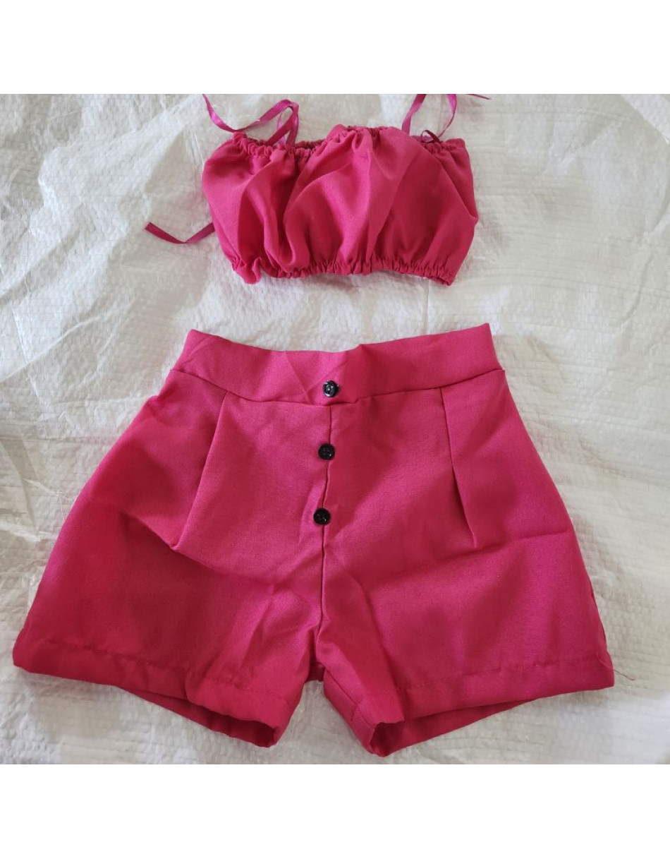 Conjunto Infantil Top Cropped