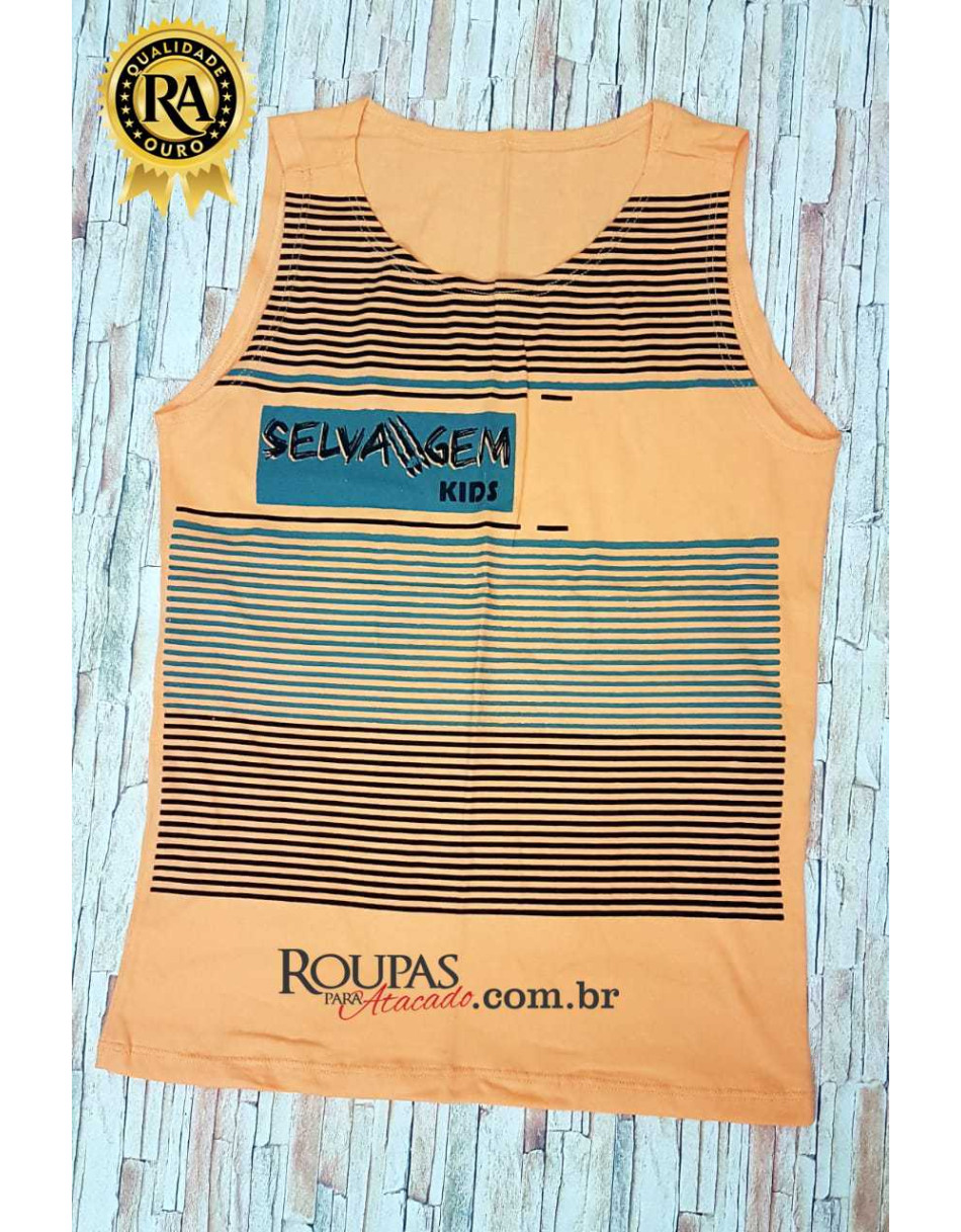 Camiseta Regata Juvenil 10 a 14 anos