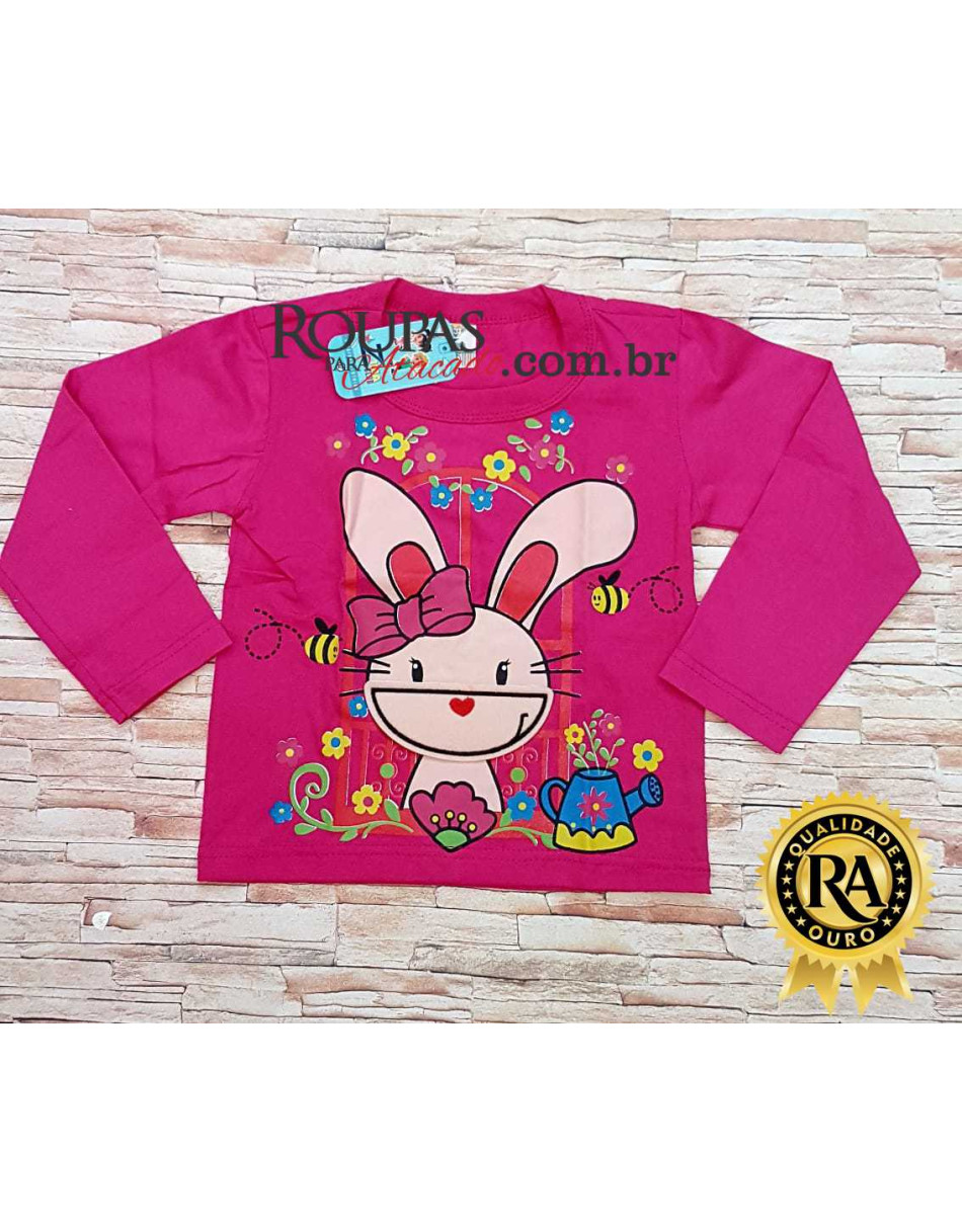 Blusa Manga Longa Estampa 3D