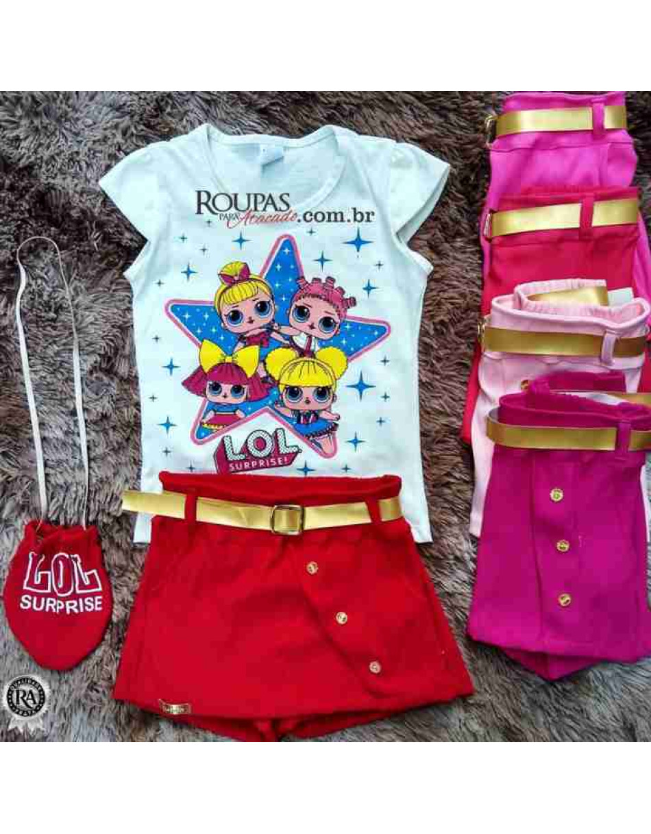 Conjunto infantil feminino Vários modelos