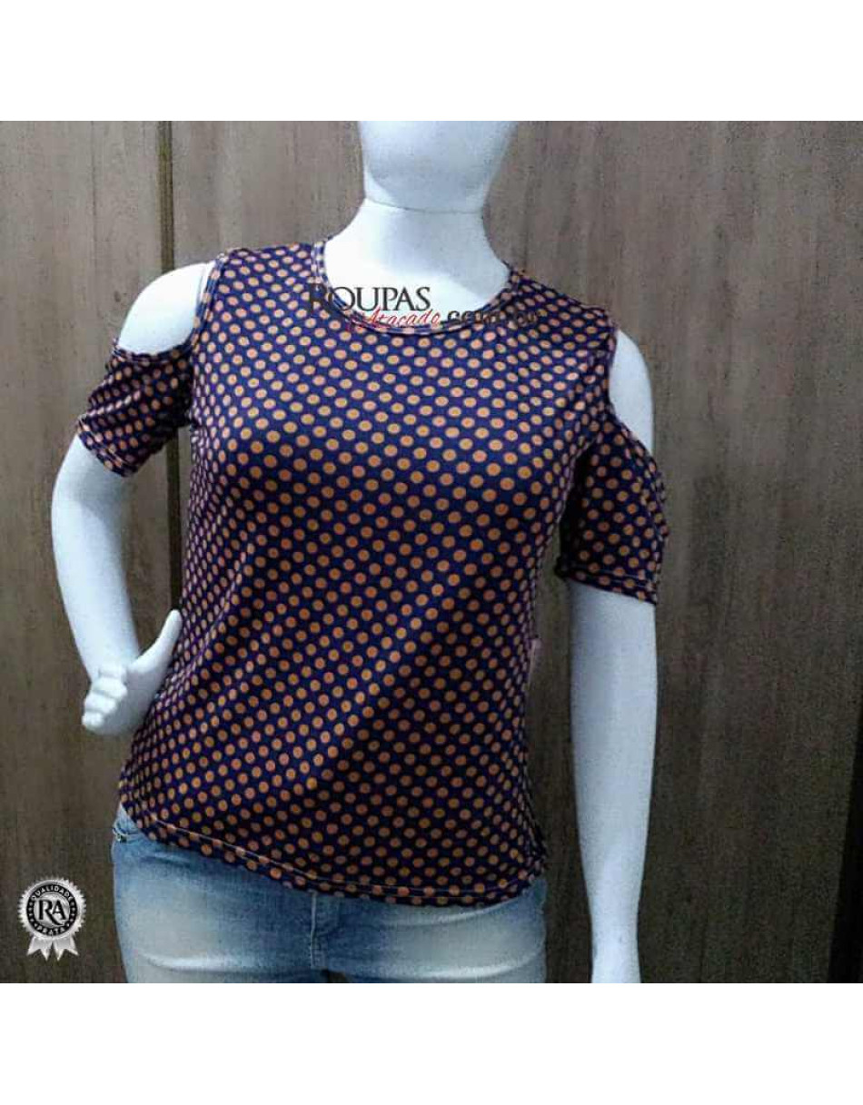 Blusa Modinha Estampada G Leila