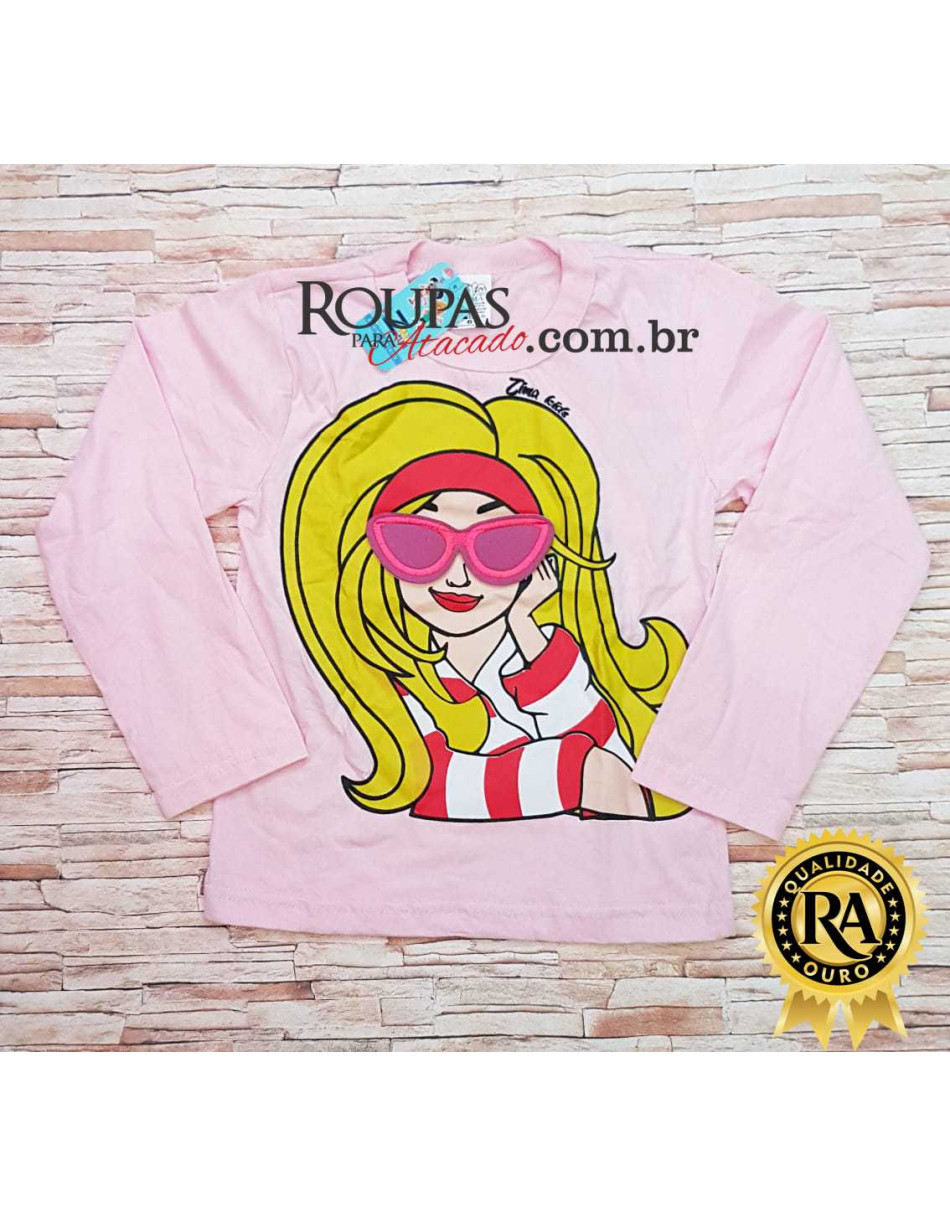 Blusa Manga Longa Estampa 3D