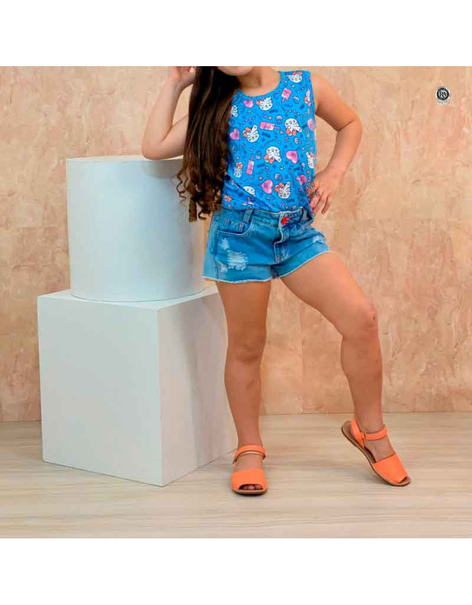 Blusa Infantil Estampada Leila