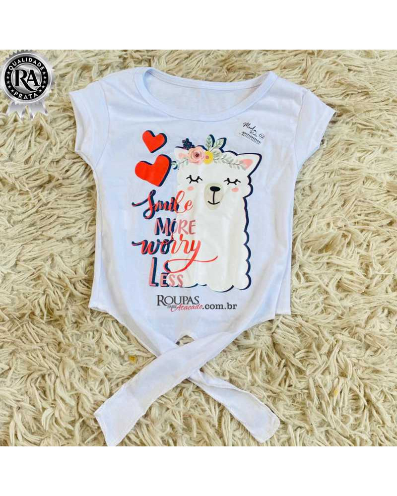 Blusa Cropped Infantil