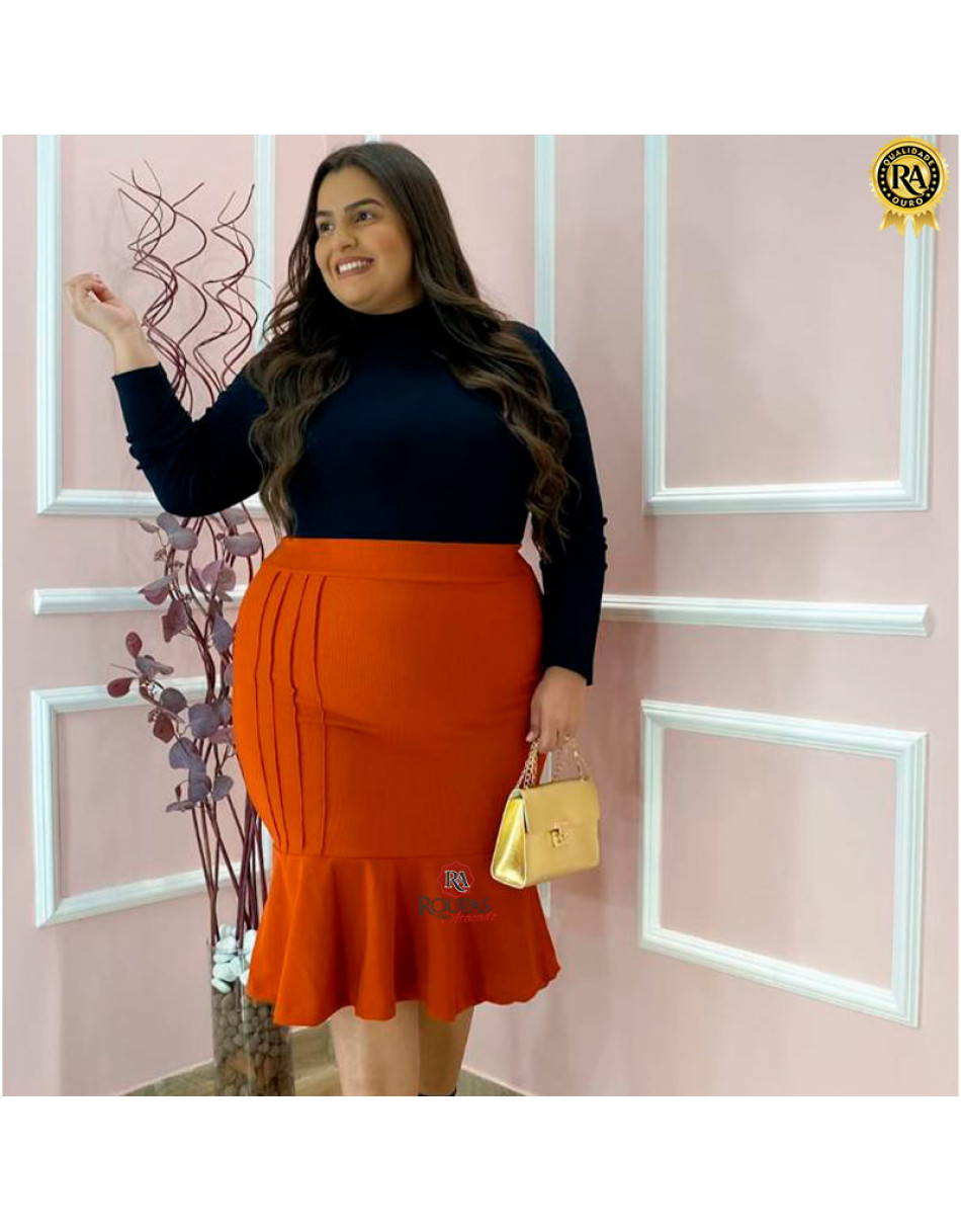 Saia Montaria Evangélica Plus Size