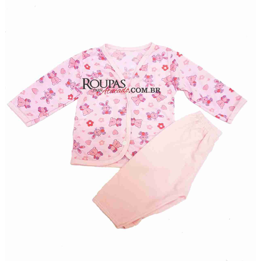 Pijama para Bebe Estampado Feminino