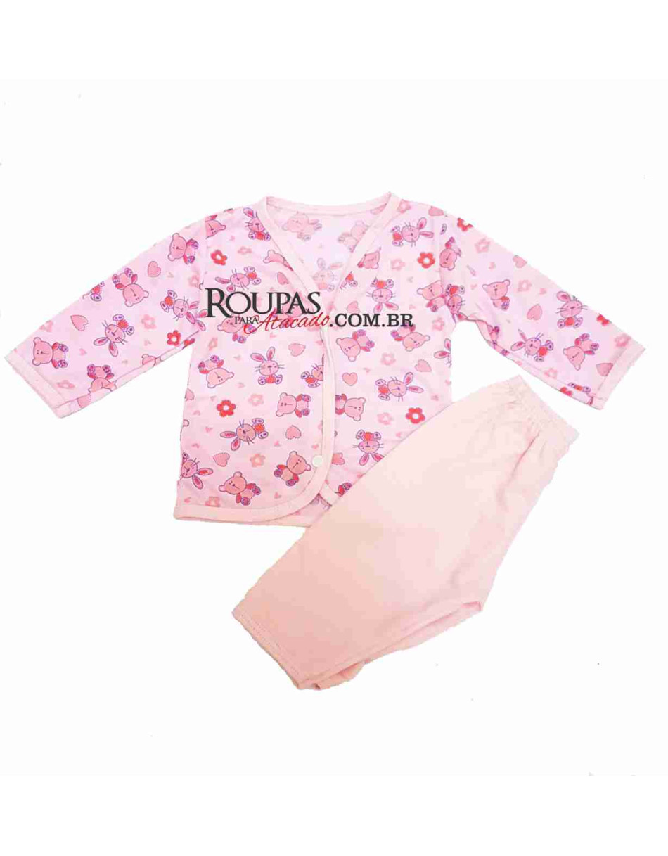 Pijama para Bebe Estampado Feminino