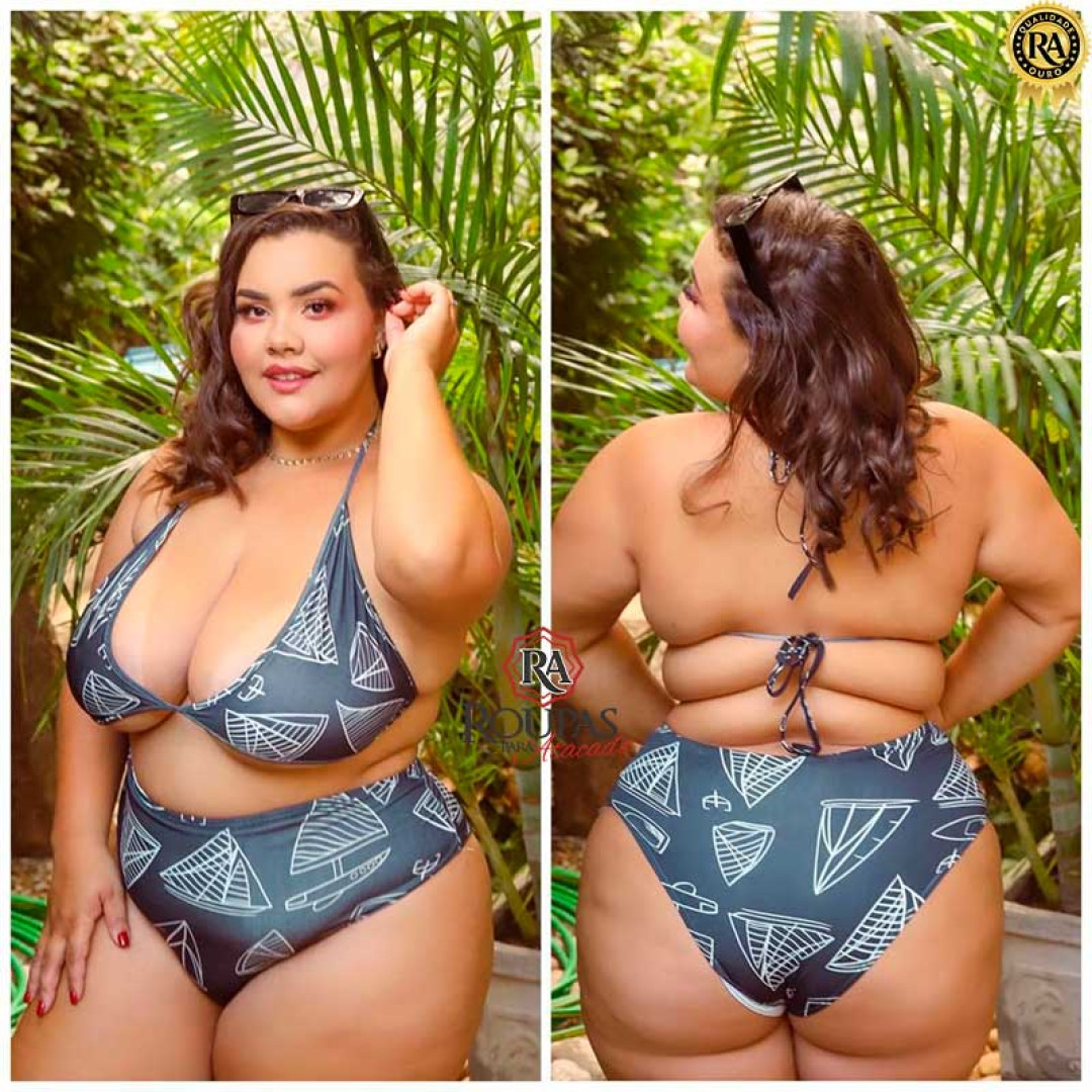 Biquíni Cortininha Plus Size