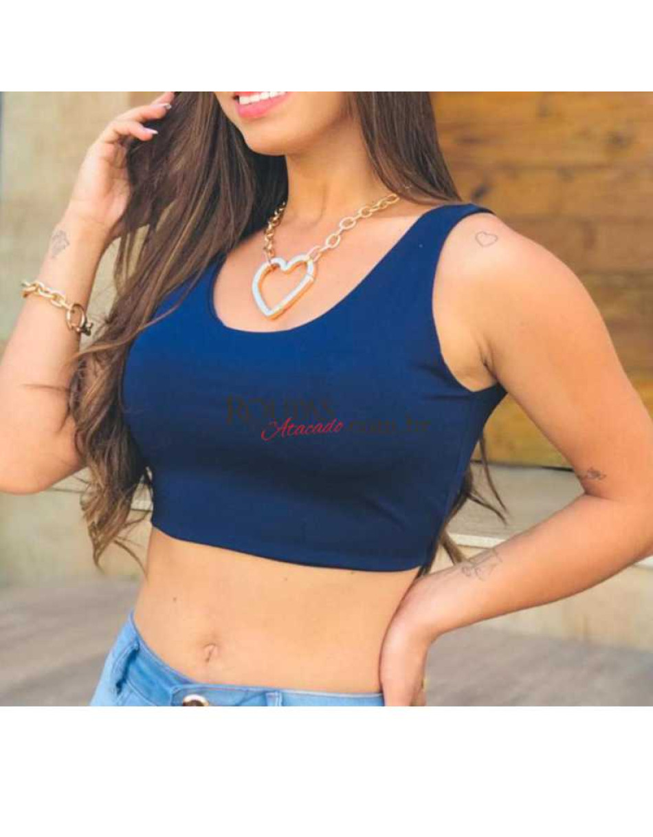 Blusa Cropped Com Bojo