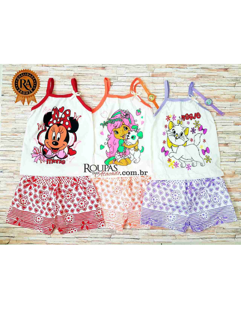 Conjunto infantil feminino Alcinha