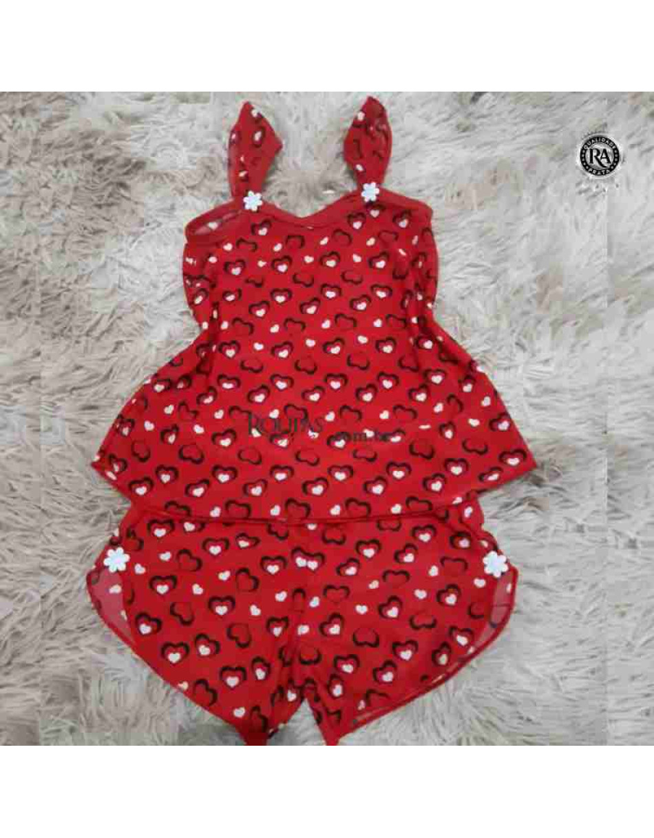 Baby Doll Infantil Estampado