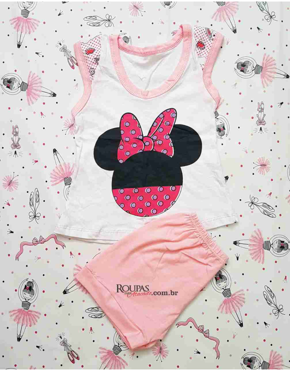 Conjunto infantil feminino com Shortinho