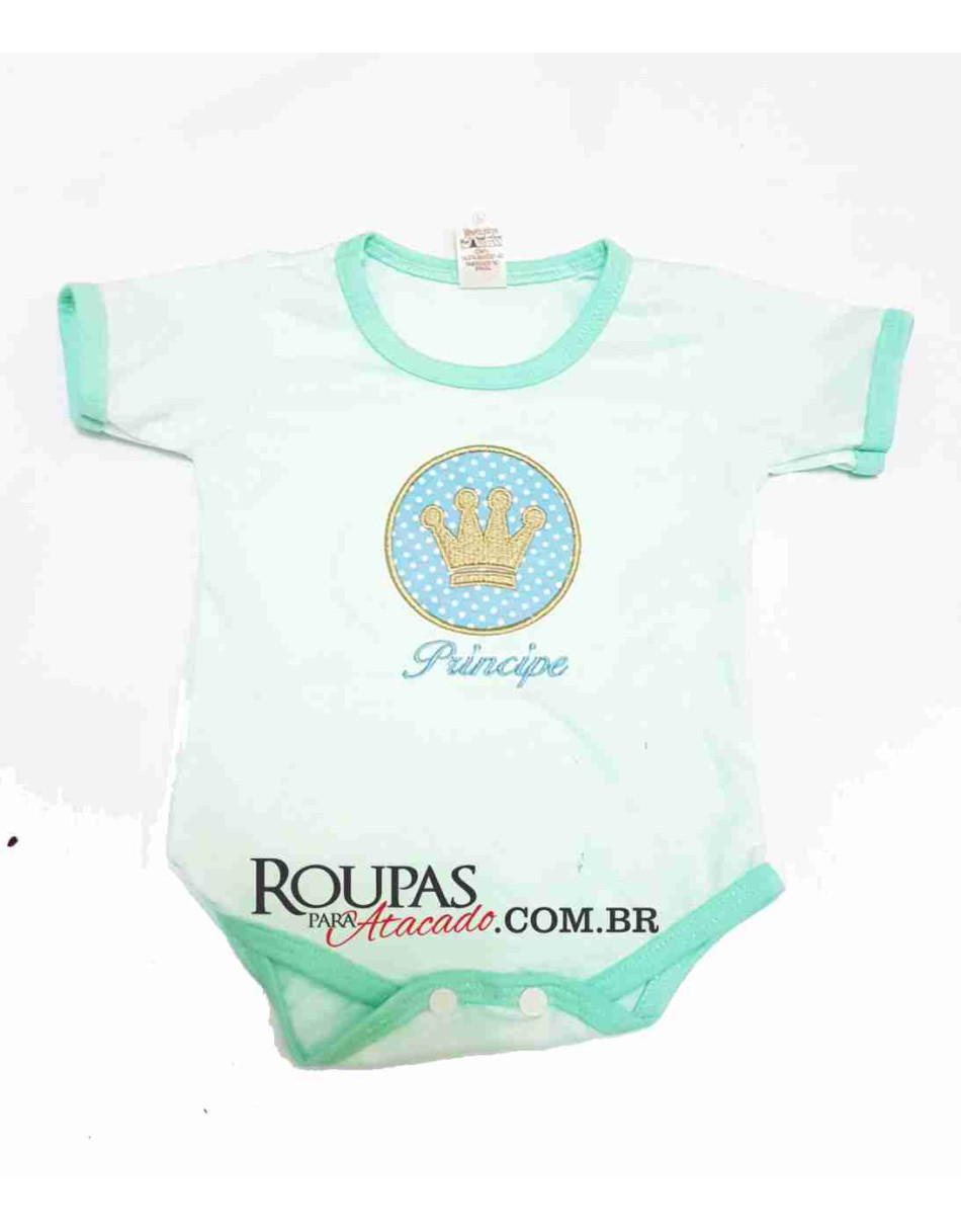 BODY PARA BEBE MASCULINO BORDADO