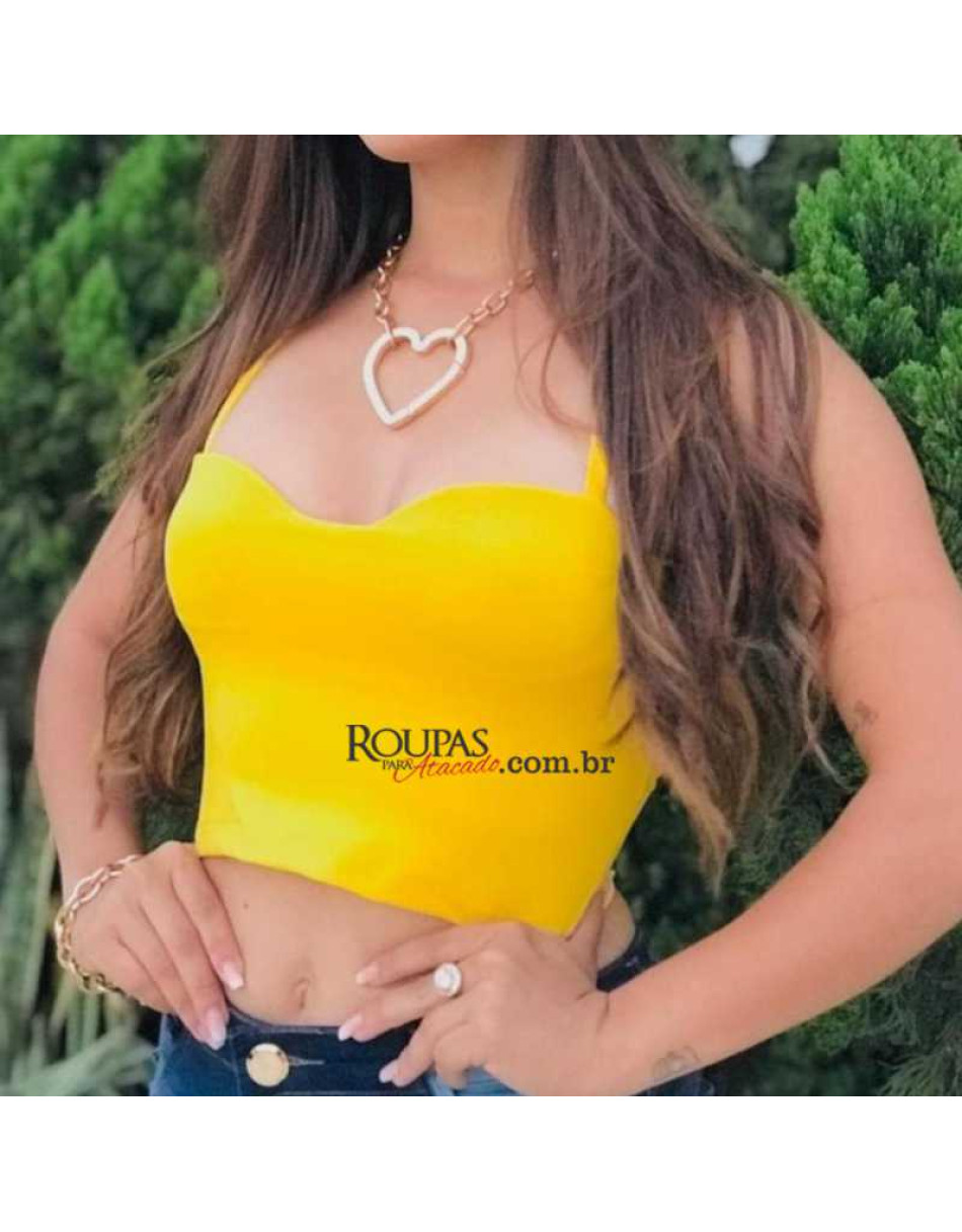 Blusa Cropped Com Bojo