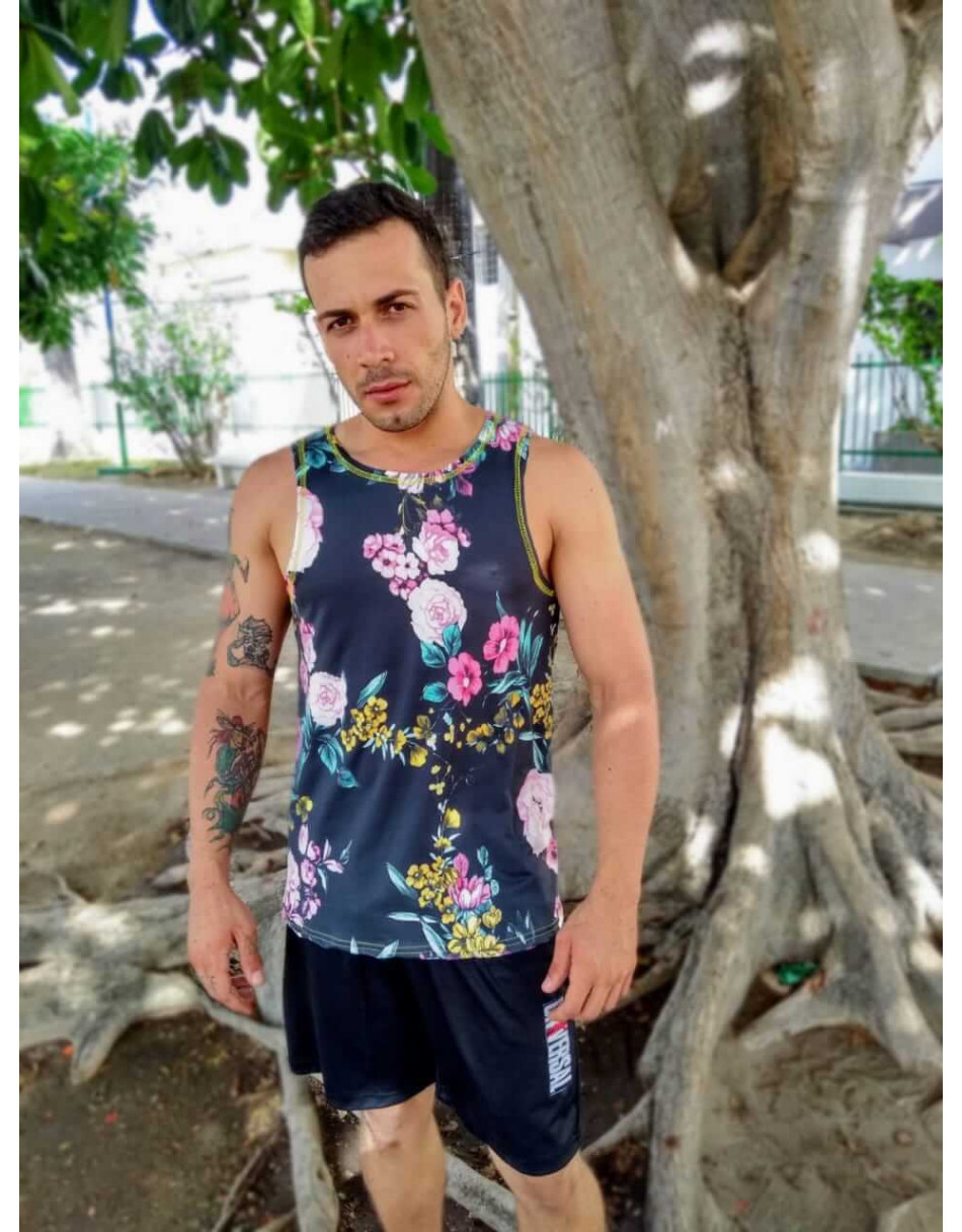 Regata Floral Masculina