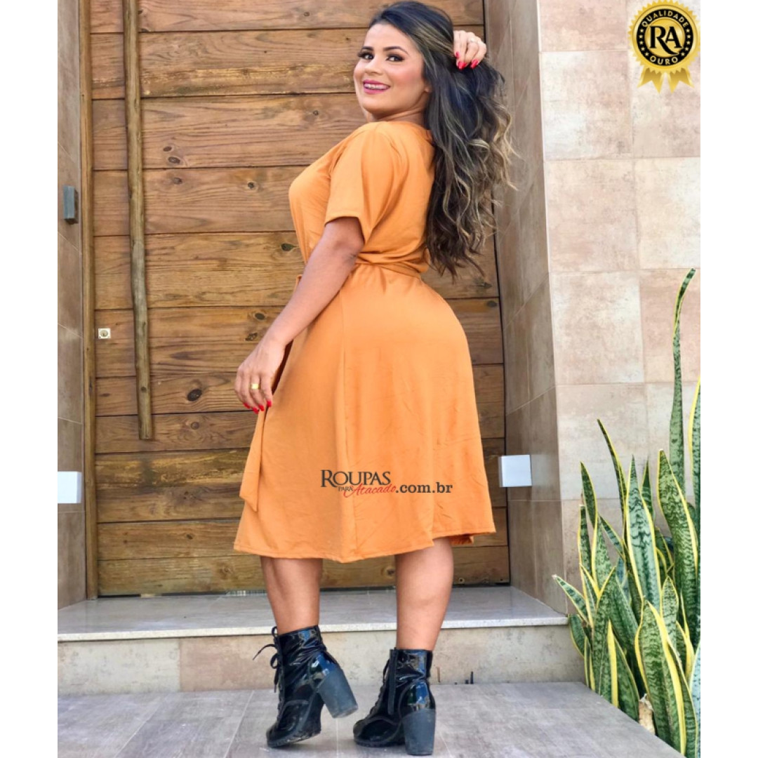 Vestido Midi Mayara Com Cinto