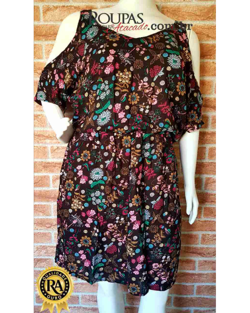 Vestido Feminino Estampado G Varios Modelos