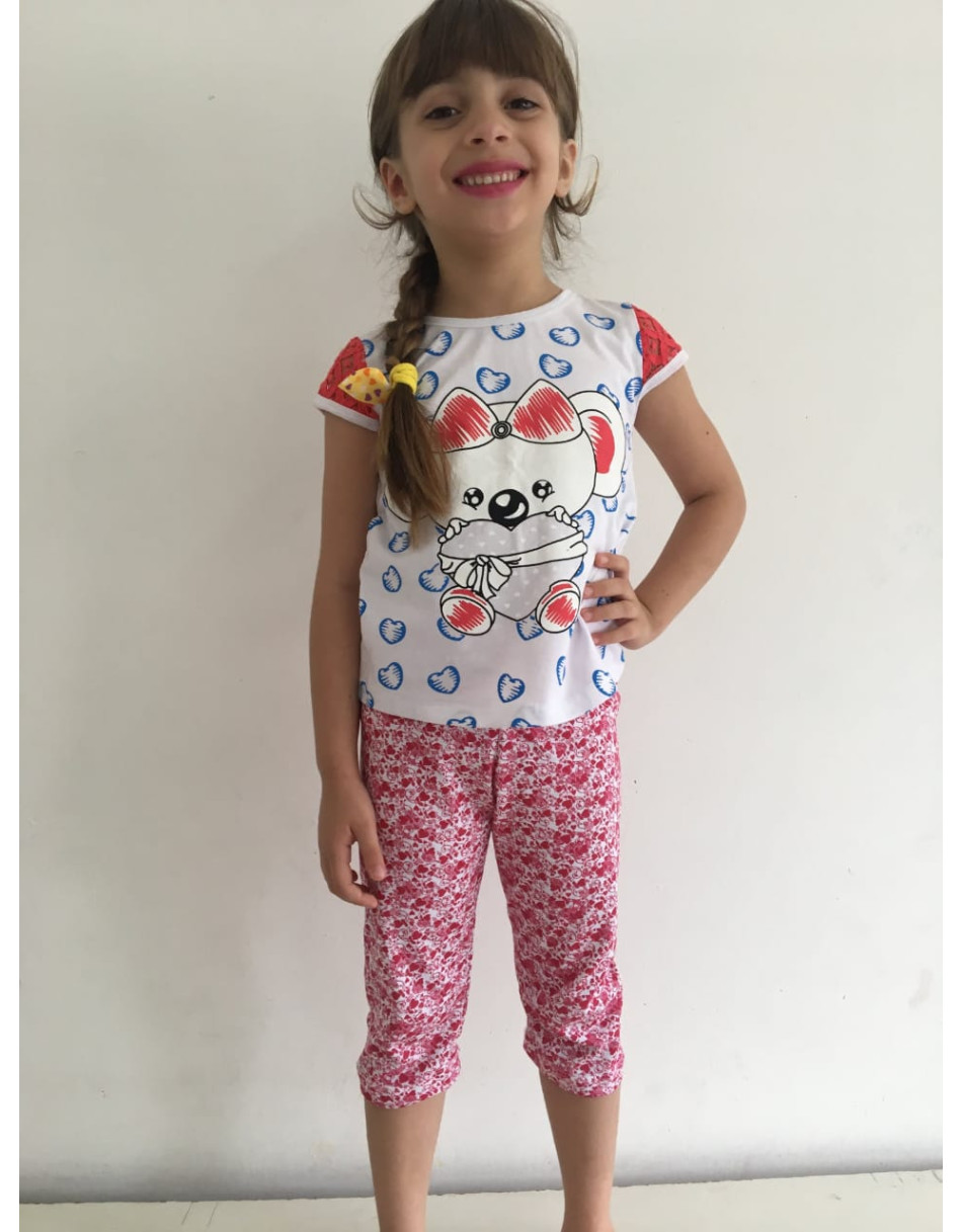 Conjunto Infantil Blusa e Legging