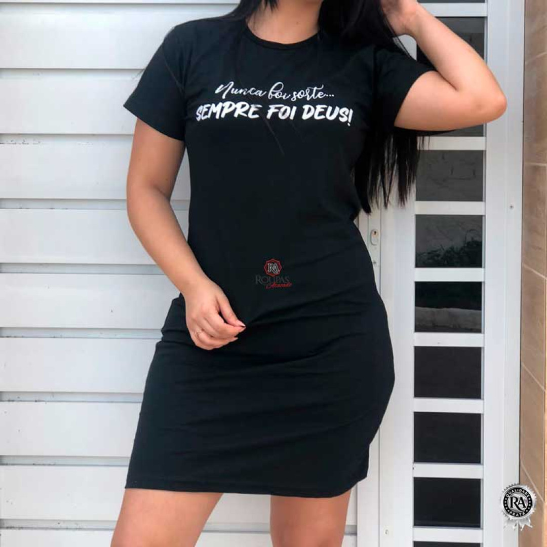 Vestido Feminino Com Frases Evangélicas