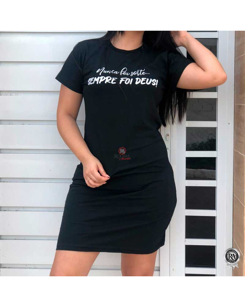 Vestido Feminino Com Frases Evangélicas