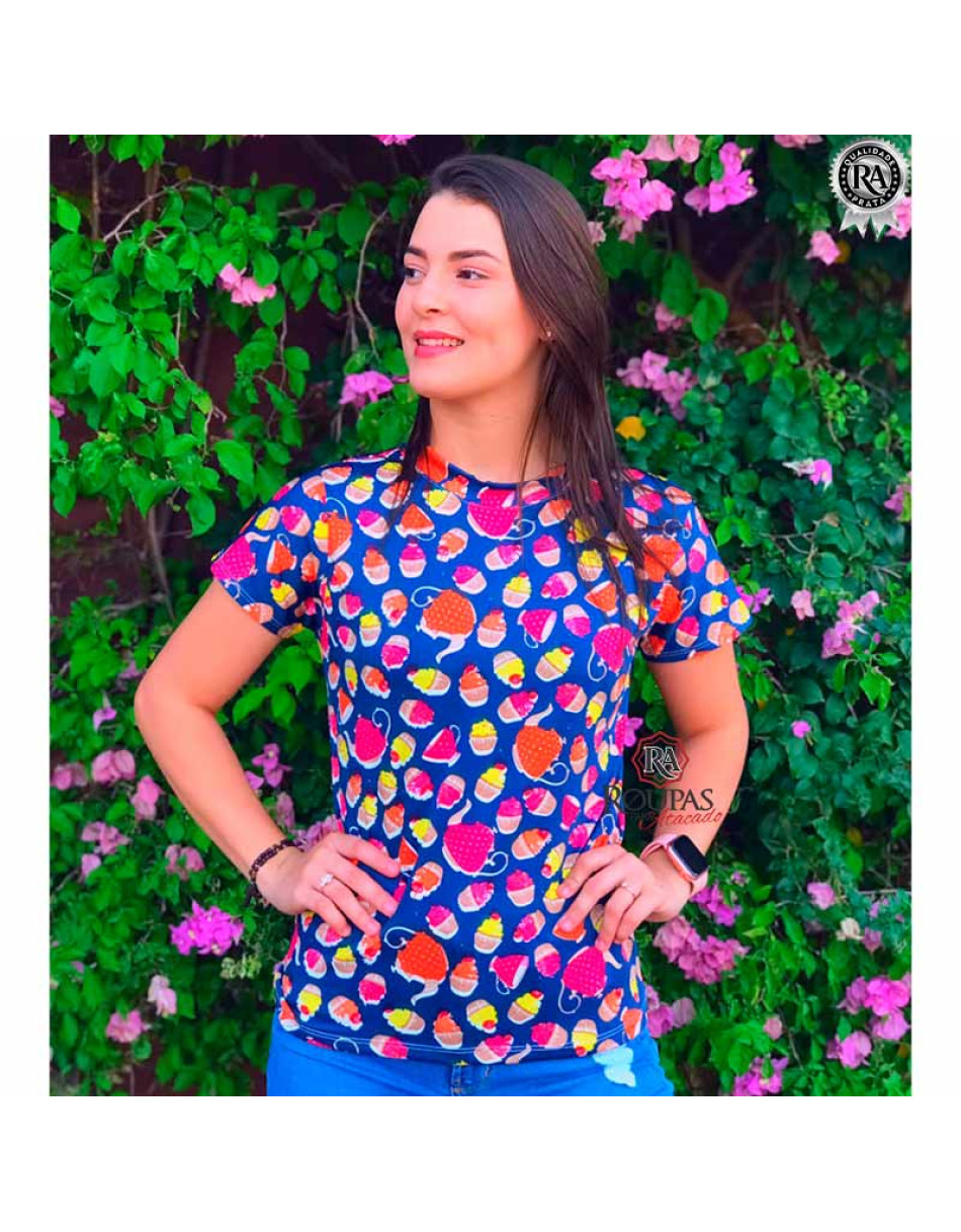 Blusa Tshirt Summerplex Estampada