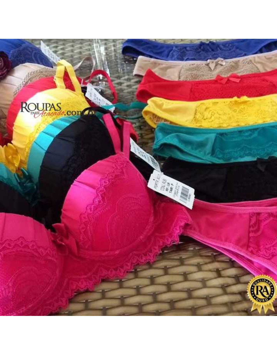 Conjunto Lingerie Safira Detalhes