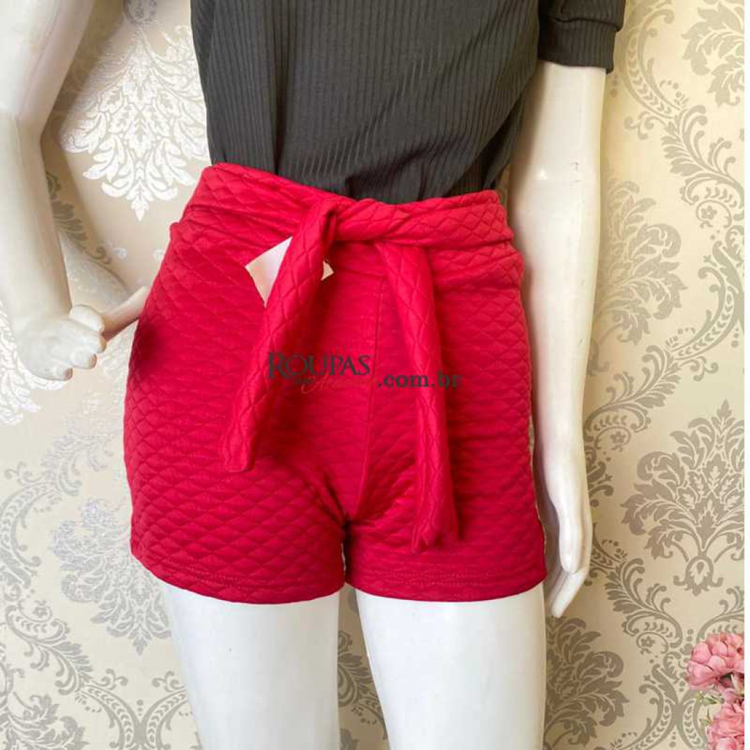 Short Feminino Matelassê Vários Modelos