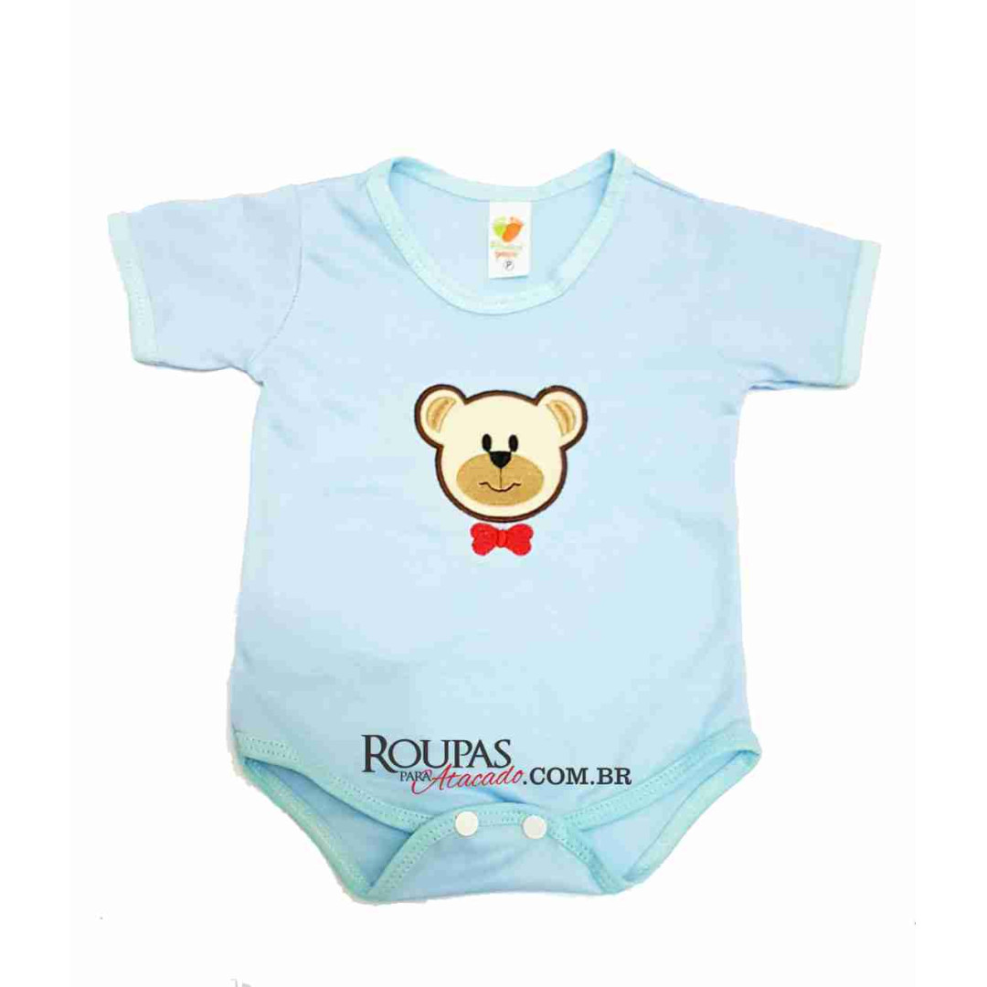 BODY PARA BEBE MASCULINO BORDADO