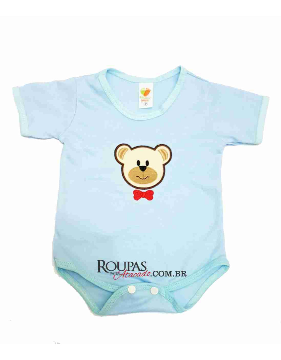 BODY PARA BEBE MASCULINO BORDADO