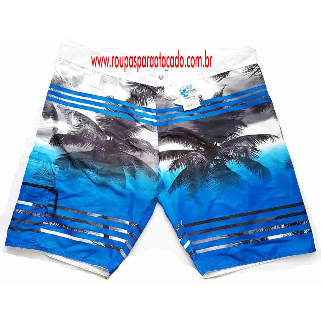 Bermuda Plus Size Tactel surf Masculina