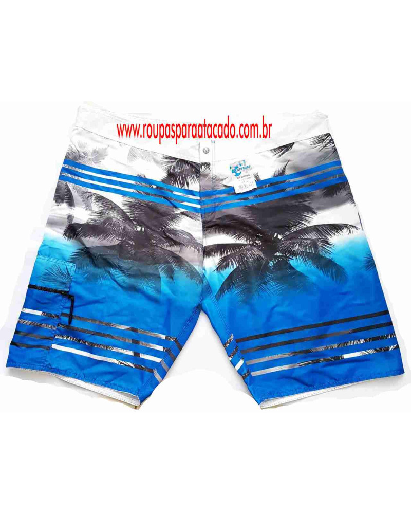 Bermuda Plus Size Tactel surf Masculina