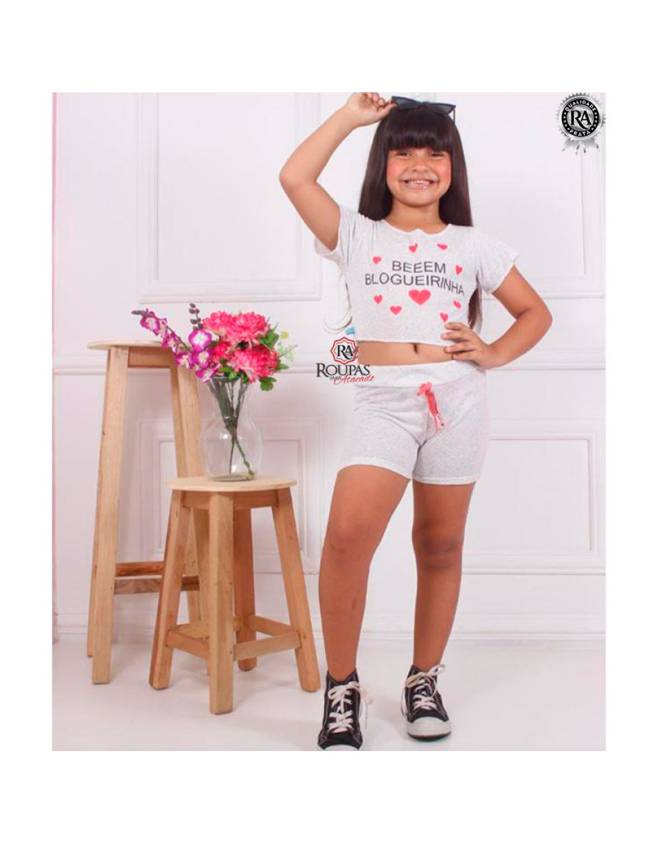 Conjunto Infantil Em Malha Eloá