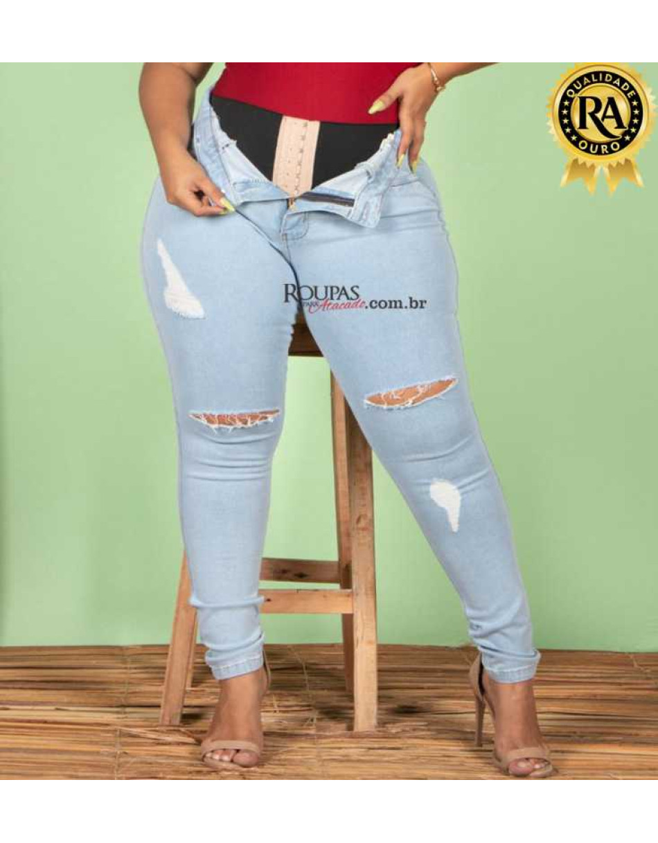 Calça Jeans Lipo Plus Size  