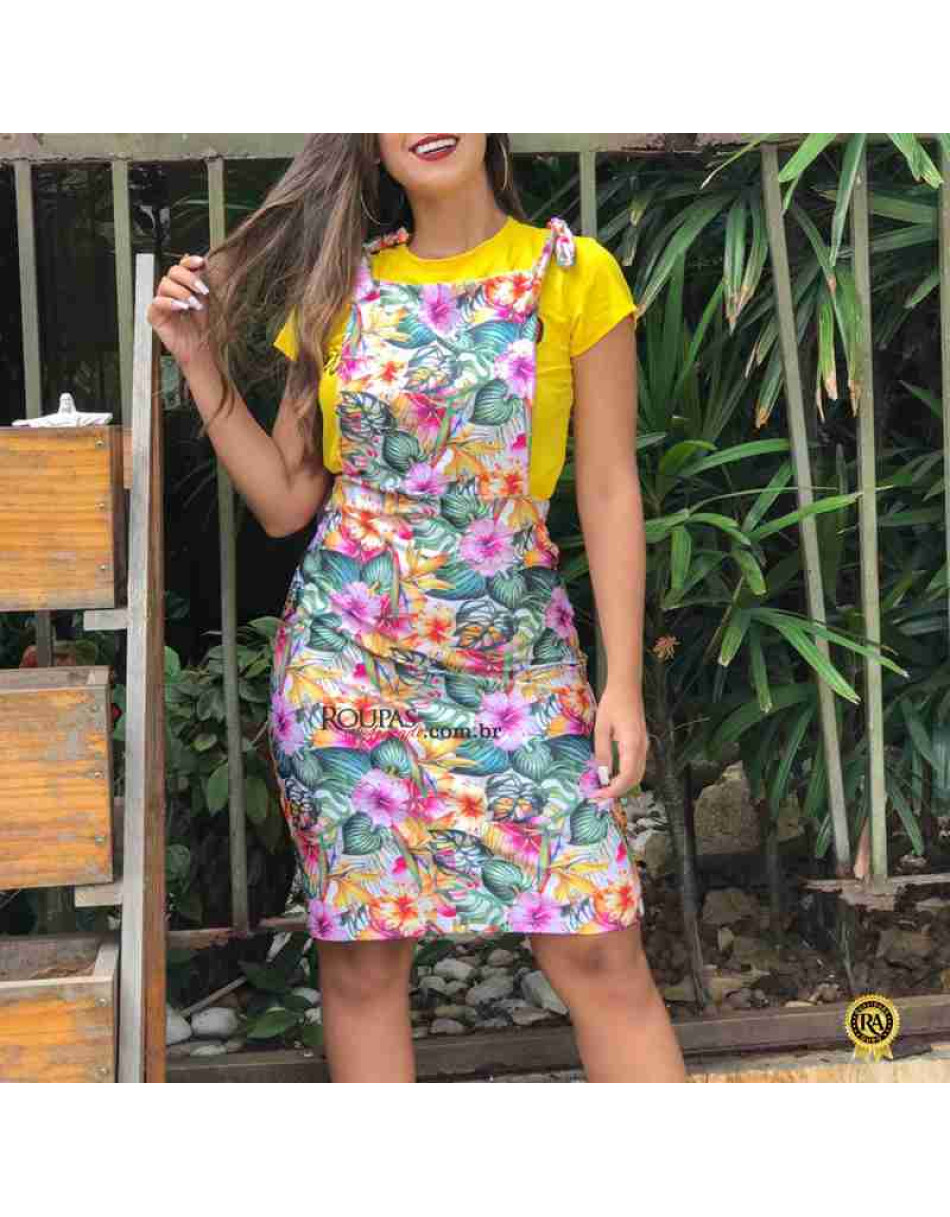 Vestido Salopete Feminino