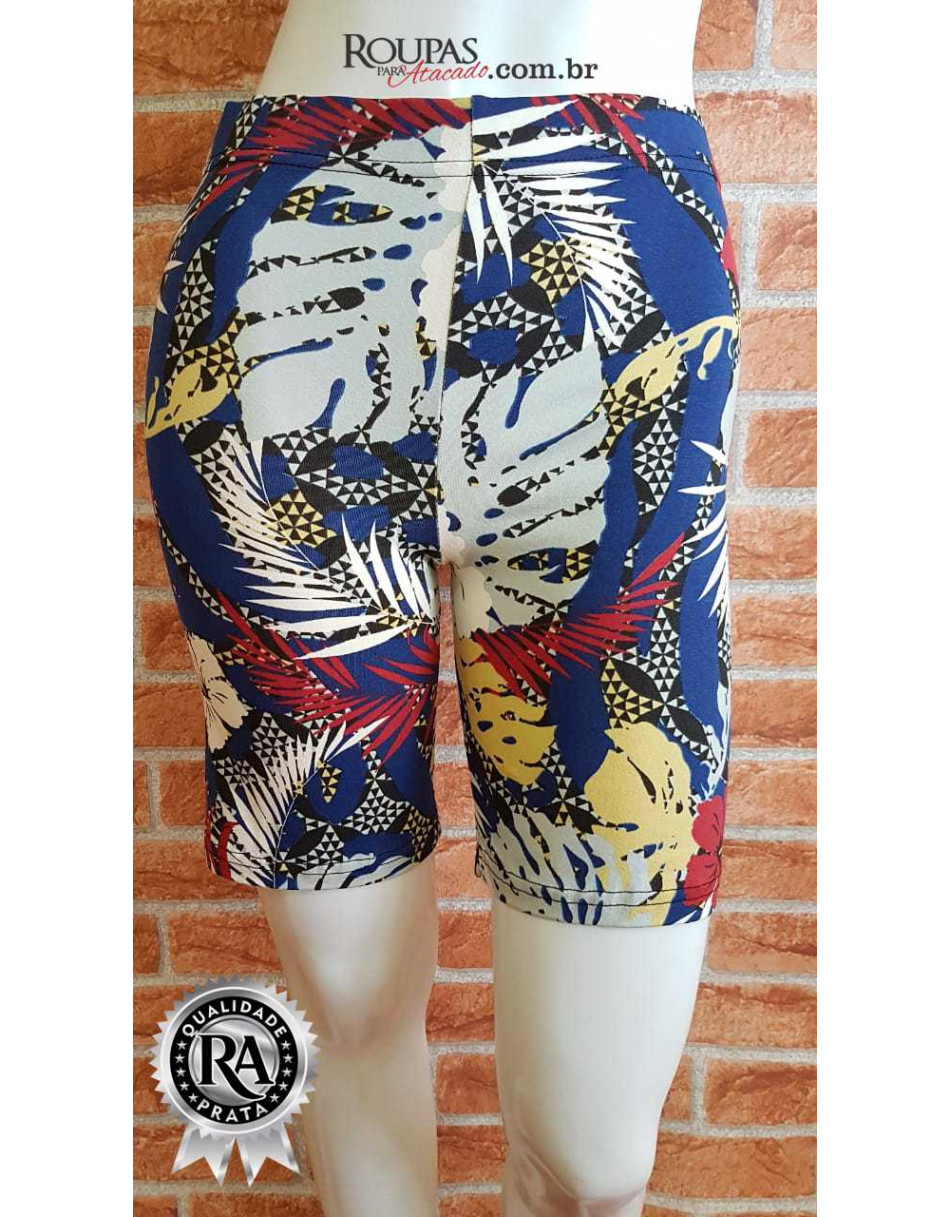 Short Fitness Cotton Estampado M