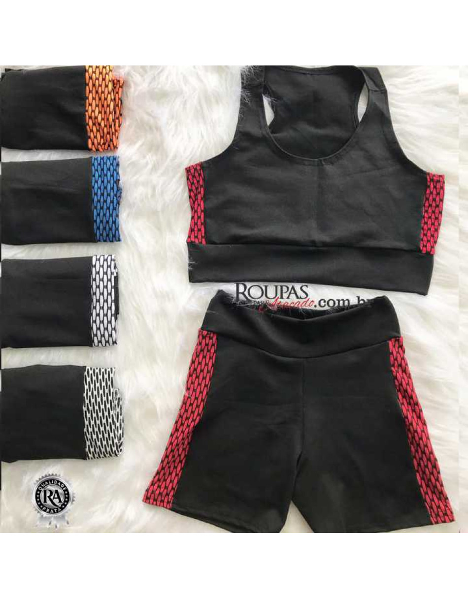 Conjunto Fitness Feminino Liso