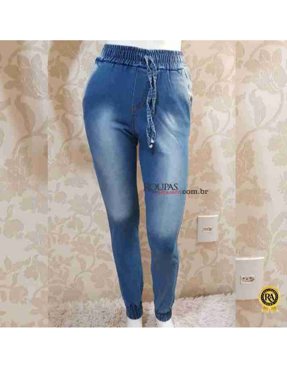 Calça Jogger Feminina Jeans