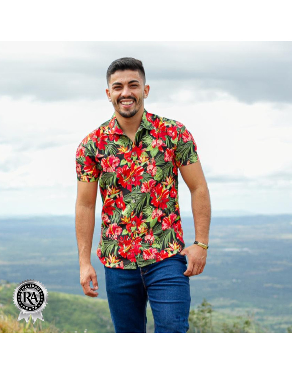 Camisa Floral Masculina