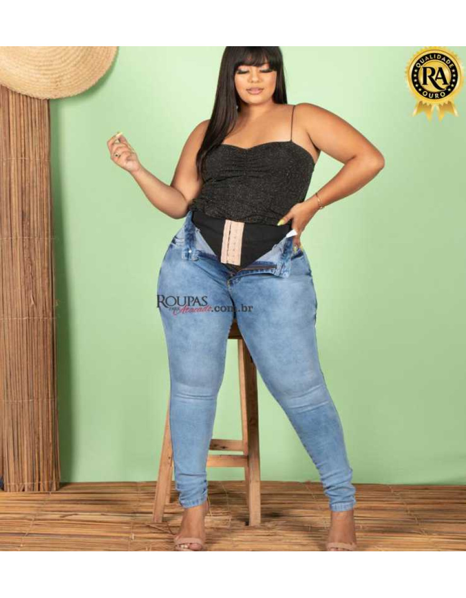 Calça Jeans Lipo Plus Size  